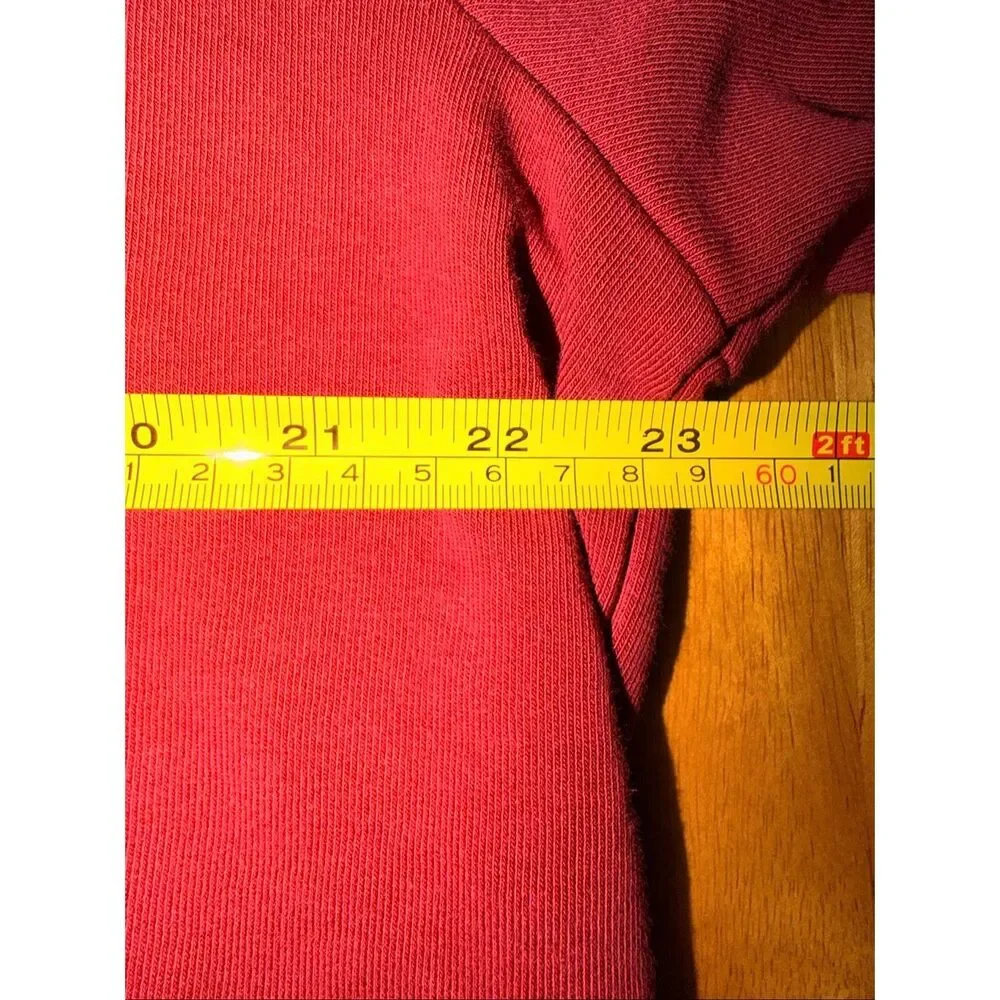 Adidas Neo Sweatshirt Mens XL Red Maroon Chest Logo‎ Pullover Sports